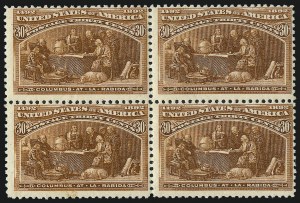 Sale 1040, Lot 1514, 1893 Columbian Issue, Multiples (Scott 230-240)