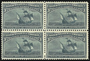 Sale 1040, Lot 1523, 1893 Columbian Issue, Multiples (Scott 230-240)