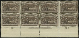 Sale 1040, Lot 1531, 1893 Columbian Issue, Multiples (Scott 230-240)