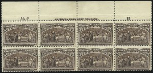 Sale 1040, Lot 1532, 1893 Columbian Issue, Multiples (Scott 230-240)