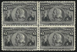 Sale 1040, Lot 1554, 1893 Columbian Issue, Multiples, cont. incl. Panes & Sheets (Scott 230-245)