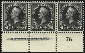 Sale 1040, Lot 1585, 1894-95 Bureau Issues (Scott 246-278)