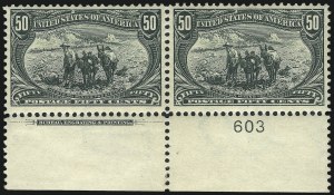 Sale 1040, Lot 1599, 1898 Trans-Mississippi Issue (Scott 285-293)