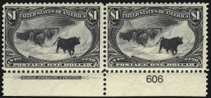 Sale 1040, Lot 1603, 1898 Trans-Mississippi Issue (Scott 285-293)
