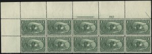 Sale 1040, Lot 1607, 1898 Trans-Mississippi Issue, Multiples (Scott 285-293)