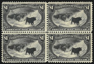 Sale 1040, Lot 1613, 1898 Trans-Mississippi Issue, Multiples (Scott 285-293)