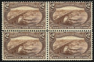 Sale 1040, Lot 1615, 1898 Trans-Mississippi Issue, Multiples (Scott 285-293)
