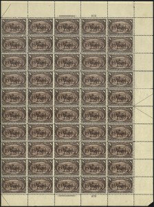 Sale 1040, Lot 1618, 1898 Trans-Mississippi Issue, Multiples (Scott 285-293)