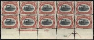 Sale 1040, Lot 1628, 1901 Pan-American Issue incl. Multiples (Scott 294-299)