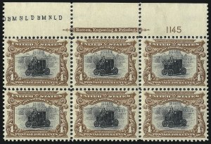 Sale 1040, Lot 1632, 1901 Pan-American Issue incl. Multiples (Scott 294-299)