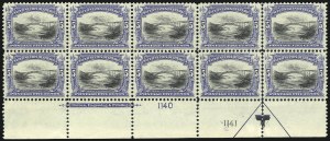 Sale 1040, Lot 1636, 1901 Pan-American Issue incl. Multiples (Scott 294-299)