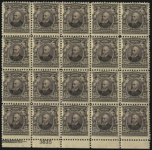 Sale 1040, Lot 1656, 1902-08 Issues (Scott 300-320)