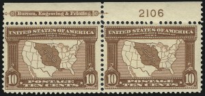Sale 1040, Lot 1695, Louisiana Purchase and Jamestown Issues (Scott 323-330)