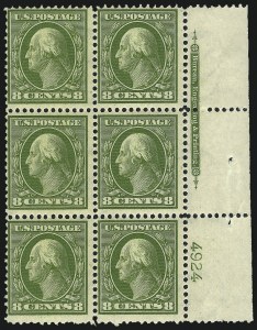 Sale 1040, Lot 1702, 1908-10 Issues (Scott 331-356)