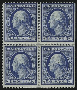 Sale 1040, Lot 1733, 1909 Bluish Paper Issue (Scott 357-366)