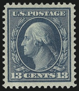 Sale 1040, Lot 1739, 1909 Bluish Paper Issue (Scott 357-366)