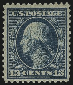 Sale 1040, Lot 1740, 1909 Bluish Paper Issue (Scott 357-366)
