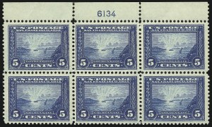 Sale 1040, Lot 1772, Panama-Pacific Issue (Scott 397-404)