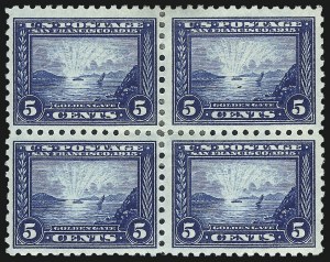Sale 1040, Lot 1776, Panama-Pacific Issue (Scott 397-404)