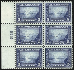 Sale 1040, Lot 1779, Panama-Pacific Issue (Scott 397-404)