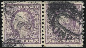 Sale 1040, Lot 1834, 1914-15 Issues (Scott 445-461)