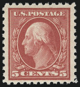 Sale 1040, Lot 1846, 1916-17 Issues (Scott 462-491), 5c Carmine, Error (467) Sale 1040, Lot 1846, 1916-17 Issues (Scott 462-491)