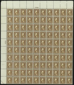 Sale 1040, Lot 1893, 1917-18 Issues (Scott 498-524)