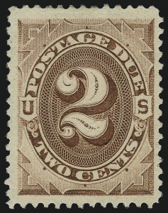 Sale 1040, Lot 2111, Postage Due (Scott J2-J96a)