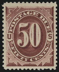 Sale 1040, Lot 2122, Postage Due (Scott J2-J96a)