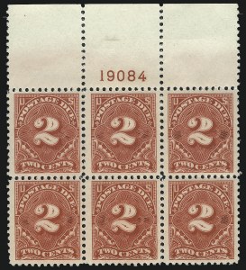 Sale 1040, Lot 2139, Postage Due (Scott J2-J96a)