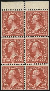 Sale 1040, Lot 2187, Booklet Panes and Complete Booklets