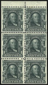 Sale 1040, Lot 2189, Booklet Panes and Complete Booklets