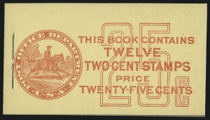 Sale 1040, Lot 2198, Booklet Panes and Complete Booklets