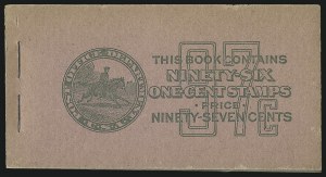 Sale 1040, Lot 2205, Booklet Panes and Complete Booklets