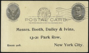 Sale 1040, Lot 2227, Postal Cards thru Revenues, Official Seals (Scott UX, R, OX)