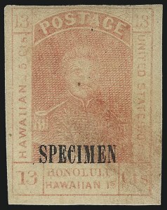 Sale 1040, Lot 2270, United States Possessions incl. Hawaii, 1851 Issue thru Numerals