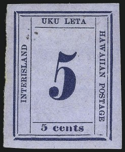 Sale 1040, Lot 2291, United States Possessions incl. Hawaii, 1851 Issue thru Numerals