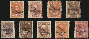 Sale 1040, Lot 2305, Hawaii, 1860 thru Back-of-Book