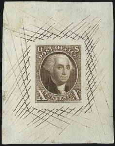Sale 1044, Lot 10, Essays and Proofs (1847 thru 1857 Issues)