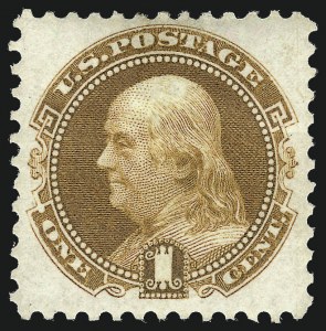 Sale 1044, Lot 109, 1869 Pictorial Issue and Re-Issue (Scott 112-133), 1c Buff, Re-Issue (123) Sale 1044, Lot 109, 1869 Pictorial Issue and Re-Issue (Scott 112-133)