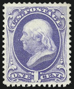 Sale 1044, Lot 127, 1870-71 National Banknote Issue, H & I Grills (Scott 136-144, 134A-139A)