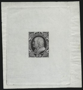 Sale 1044, Lot 13, Essays and Proofs (1847 thru 1857 Issues)
