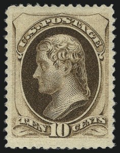 Sale 1044, Lot 160, 1879-88 Bank Note Issues (Scott 182-218)