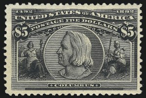 Sale 1044, Lot 198, 1890-93 Issue and Columbian Issue (Scott 219-245)