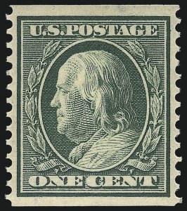 Sale 1044, Lot 259, 1908-12 Washington-Franklins, Panama-Pacific Issue (Scott 336-404)