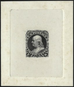 Sale 1044, Lot 26, Essays and Proofs (1861 Issue)