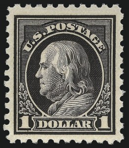 Sale 1044, Lot 284, 1912-22 Washington-Franklins and Later Issues (Scott 415-634A)