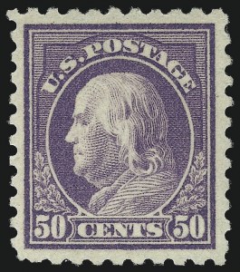 Sale 1044, Lot 293, 1912-22 Washington-Franklins and Later Issues (Scott 415-634A)