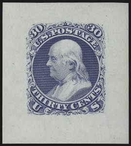 Sale 1044, Lot 30, Essays and Proofs (1861 Issue)