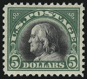 Sale 1044, Lot 306, 1912-22 Washington-Franklins and Later Issues (Scott 415-634A)